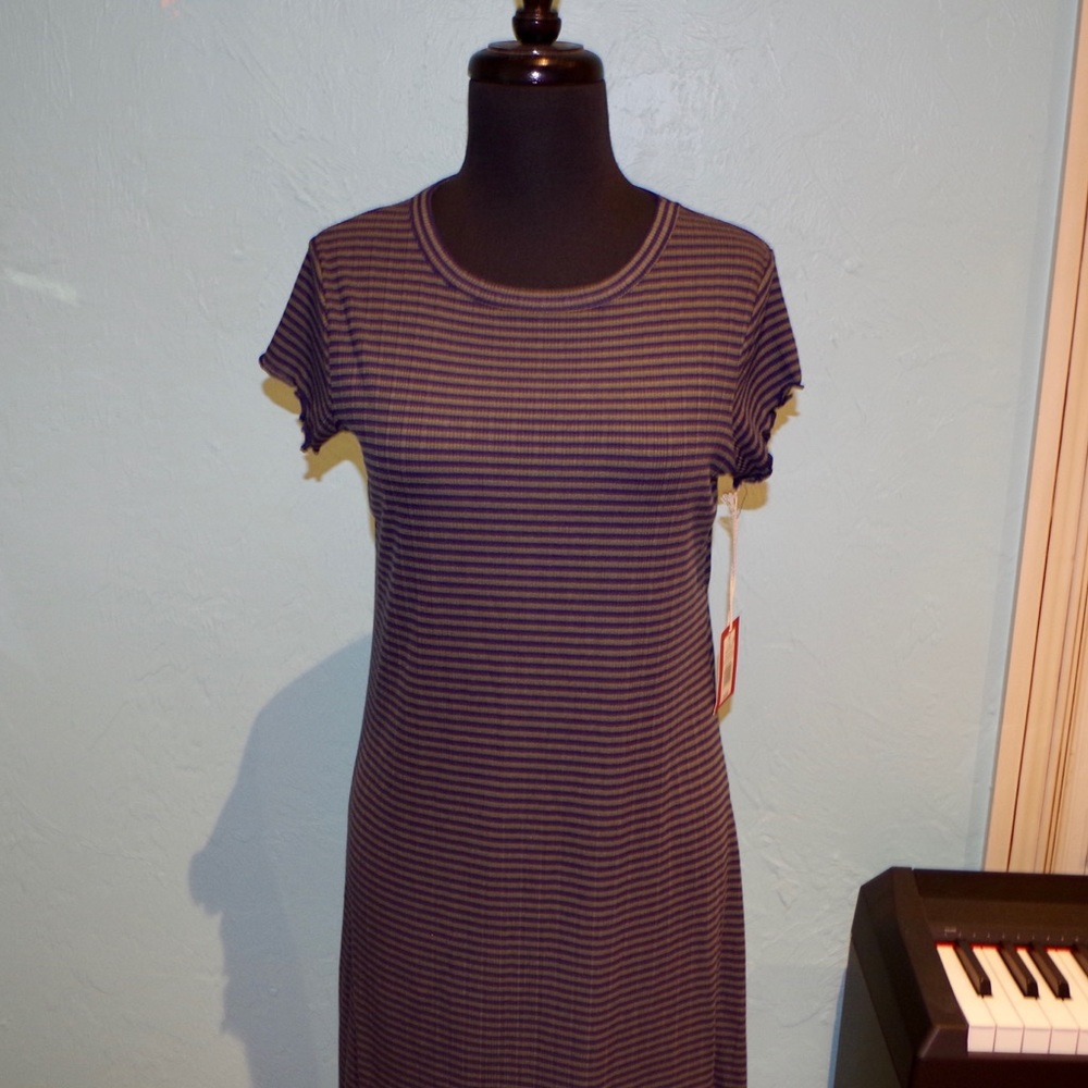 mossimo striped short sleeve dress